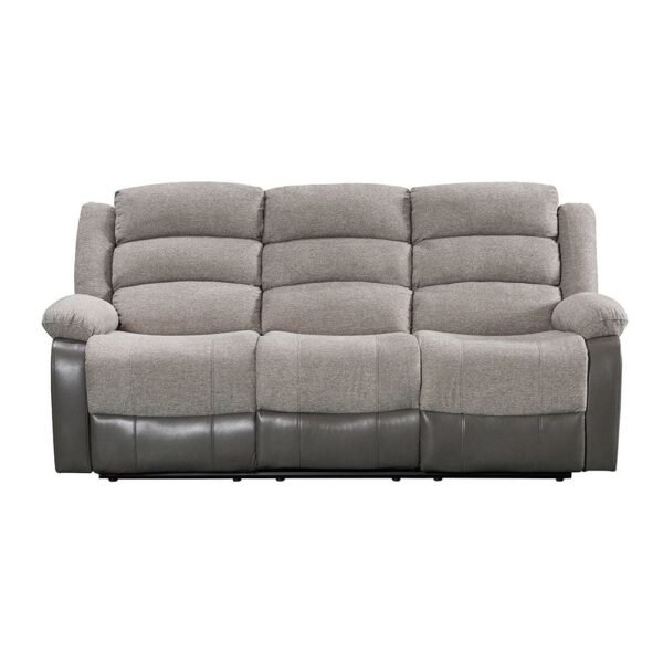 Greensboro 3+2+1 Fabric Manual Motion Recliner - Dark Grey