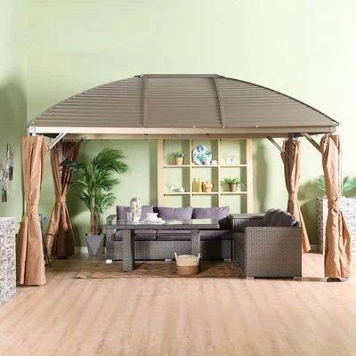New Montero Metal Gazebo - Brown
