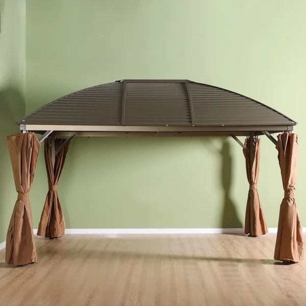 New Montero Metal Gazebo - Brown