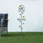 Metal Sticker With Dragonfly 30X2X114Cm