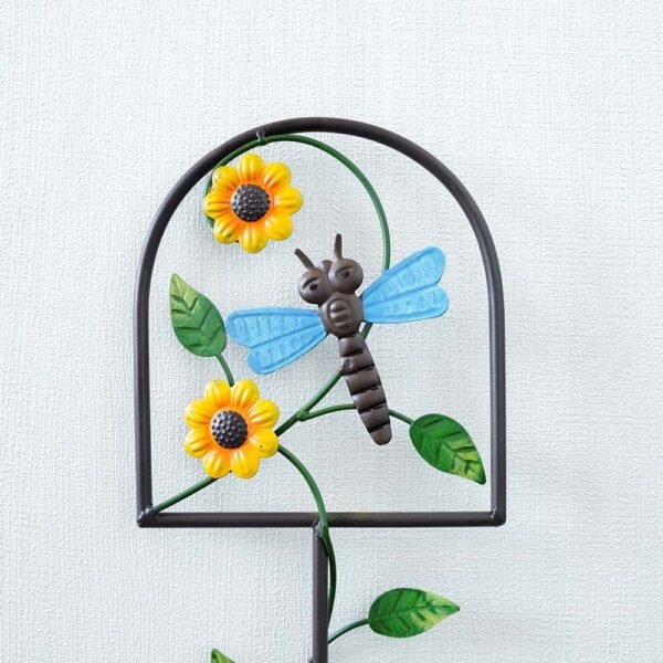 Metal Sticker With Dragonfly 30X2X114Cm