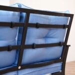 Amy 4-Seater Outdoor Sofa Set - Blue