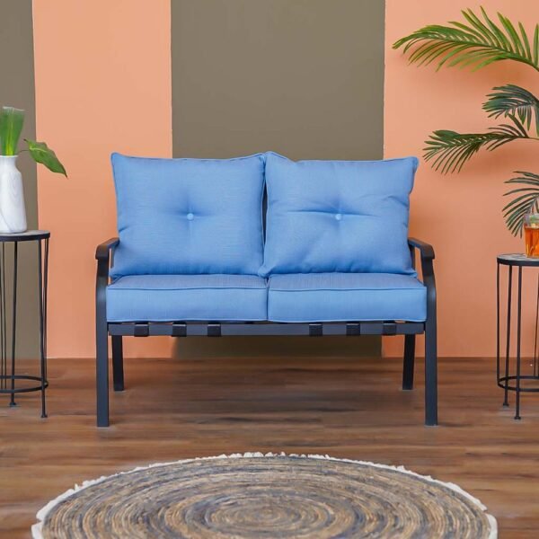 Amy 4-Seater Outdoor Sofa Set - Blue