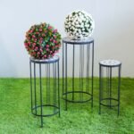 Nesting Stool – Set of 3 – Mosaic Design - 30X30X66CM, 25X25X57, 20X20X48CM