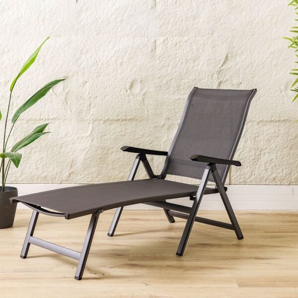 Winnie Sun Lounger - Dark Grey