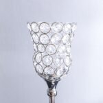 Aleeza Candle Holder Chrome 10.5x10.5x42 Cm