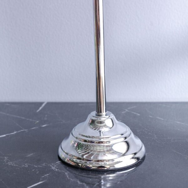 Aleeza Candle Holder Chrome 10.5x10.5x42 Cm