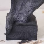 Serengeti Horse Table Decor Black 23X12X37Cm