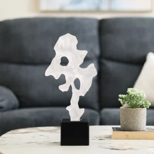 Serengetiabstract Table Decor Black 26X14X48Cm