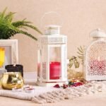 Sahara Decorative Filigree Lantern - White