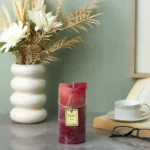 Amara Scented Pillar Candle - Berry