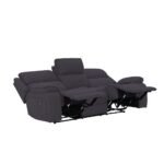 Illumi 3+2+1 Seater Motion Recliner Set - Smoke Grey