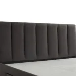 Vista 180x200 King Bed with 4 Drawers - Black