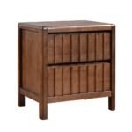 Tahiti 2-Drawer Night Stand - Dark Walnut