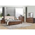 Tahiti 2-Drawer Night Stand - Dark Walnut