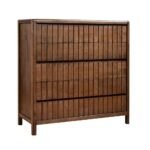 Tahiti 2-Drawer Night Stand - Dark Walnut