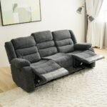 Allende 3+2+1 Fabric Motion Recliner - Smoke Grey