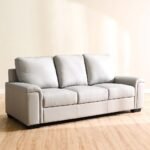 Vegas 3+2+1 Half Leather Sofa-Grey