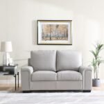Vegas 3+2+1 Half Leather Sofa-Grey