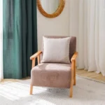 Parma 3+3+1+1 Seater Fabric Sofa Set - Light Brown