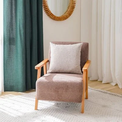 Parma 3+3+1+1 Seater Fabric Sofa Set - Light Brown