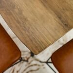 Gideon 1+4 Dining Set - Natural Oak / Brown