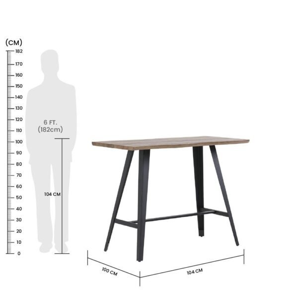 Gideon 1+4 Dining Set - Natural Oak / Brown