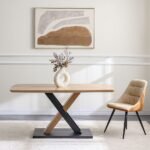 Weller 6-Seater Dining Set - Oak/Black