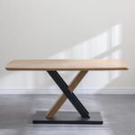 Weller 6-Seater Dining Set - Oak/Black
