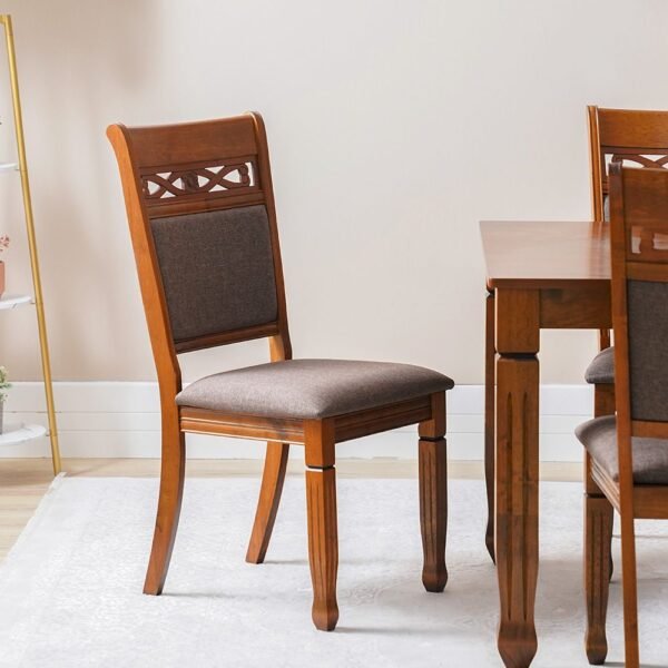 Tobago 1+8 Dining Set - Burnish Oak/Dark Brown