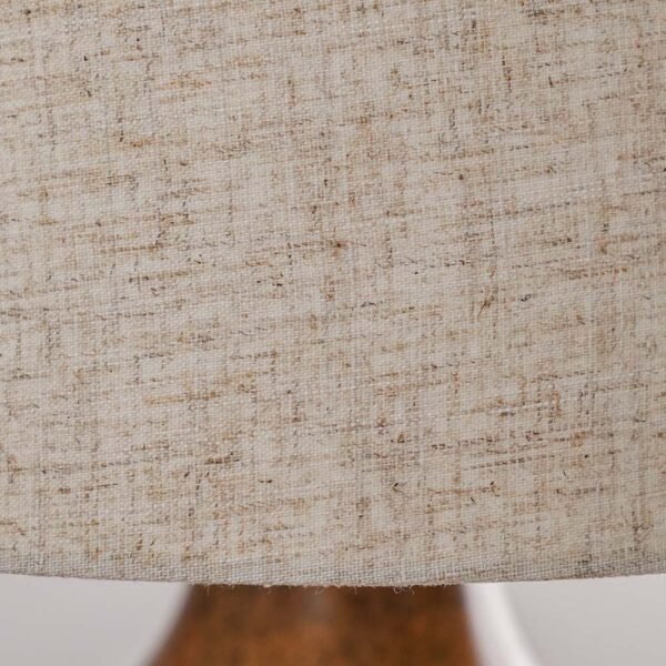 Hugo Poly Resin Table Lamp - Brown - L33xW 33xH61 cm