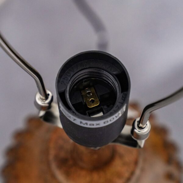 Hugo Poly Resin Table Lamp - Brown - L33xW 33xH61 cm