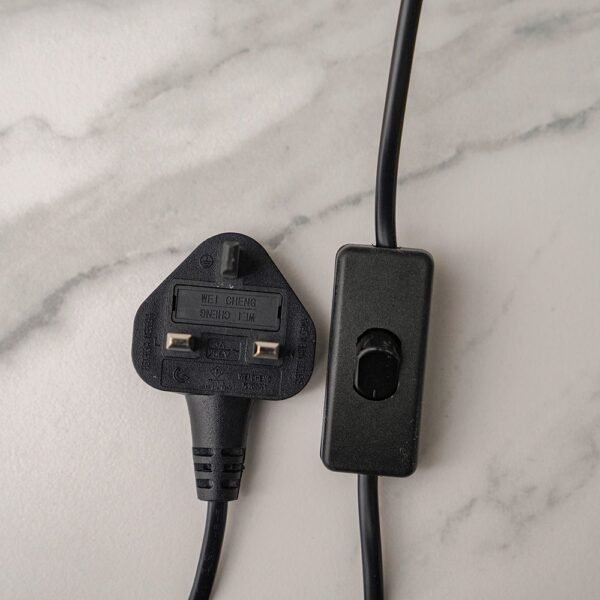 Hugo Poly Resin Table Lamp - Brown - L33xW 33xH61 cm