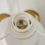 Hugo Ceramic Table Lamp - White - 28x28x47 cm