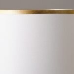 Hugo Ceramic Table Lamp - White - 28x28x47 cm