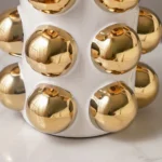 Hugo Ceramic Table Lamp - White - 28x28x47 cm