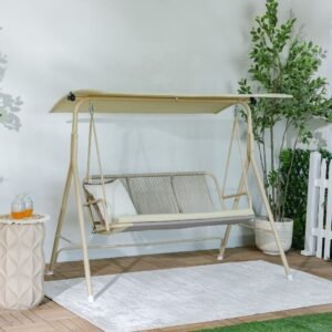 Aliza 3-Seater Swing - Beige