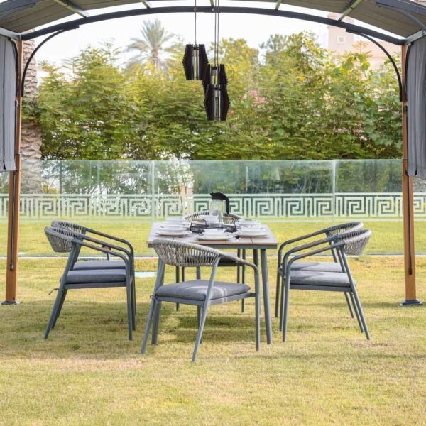 Amanda 1 + 6-Seater Outdoor Dining Set