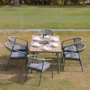 Amanda 1 + 6-Seater Outdoor Dining Set