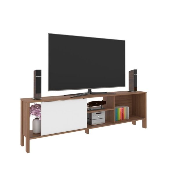 Cedro TV Rack up to 45 Inches - Almond/White