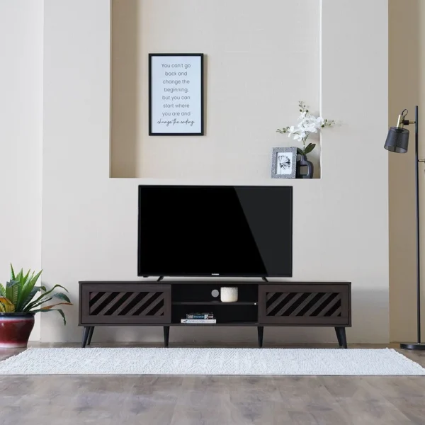 Jax TV Unit - Up to 75 Inches - Walnut