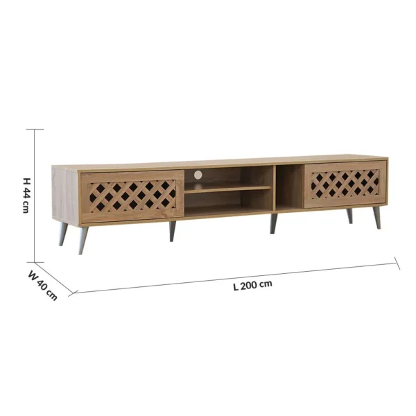 Hamlin TV Unit - Up to 80 Inches - Sonoma Oak