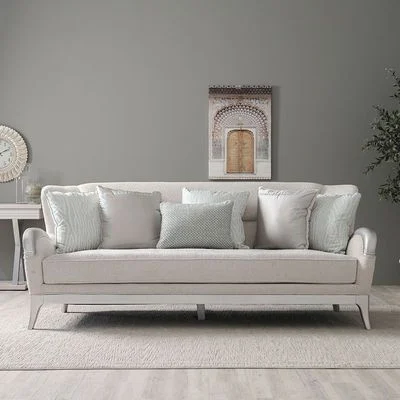 Busselton 3+2+1 Fabric Sofa - Grey