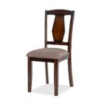 Morrison 1+4+2-Seater Bench Wooden Dining Set - Dark Walnut/Beige