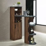 Andrei L 120.6 x W 43 x H 140 cm Wine Cabinet