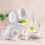 Anton 32-Piece New Bone China Dinner Set -Serve 6