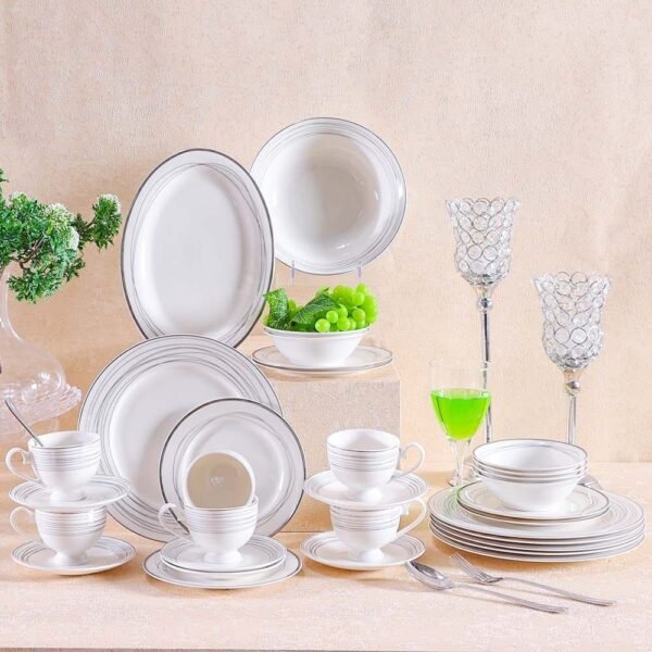 Anton 32-Piece New Bone China Dinner Set -Serve 6