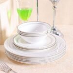 Anton 32-Piece New Bone China Dinner Set -Serve 6
