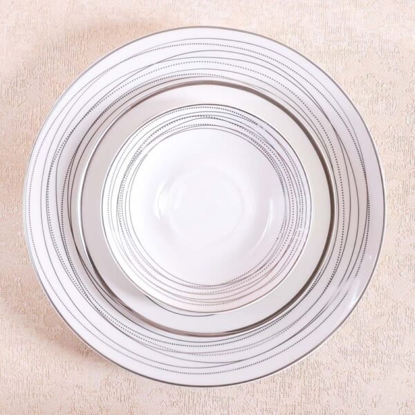 Anton 32-Piece New Bone China Dinner Set -Serve 6