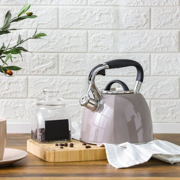 Chef's Delight Stainless Steel Whistling Kettle 2.7L Grey